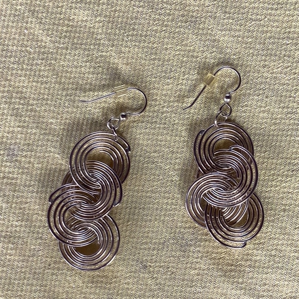 Dangle Silver Earrings
